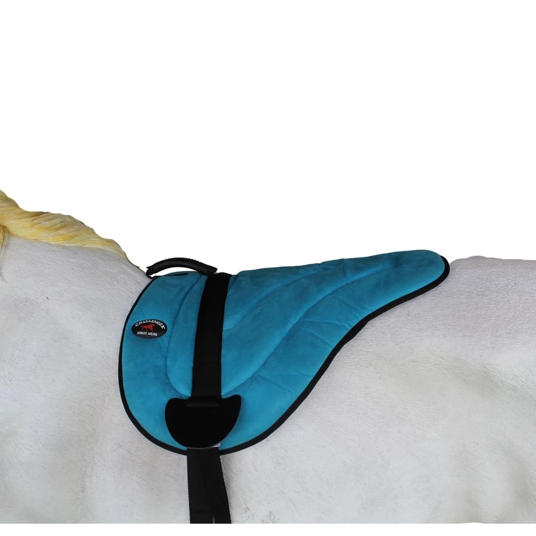 Lightweight Neoprene Padded Bareback Saddle Pad with Stirrups & Cinch W697