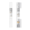 Narrow White Bathroom Storage Cabinet F835596