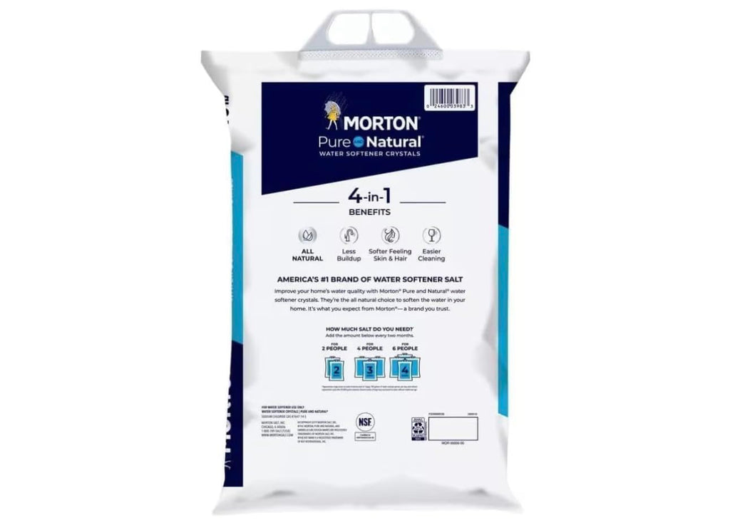 Pure and Natural Water Softener Crystals 40 lb 6 Packs B3238