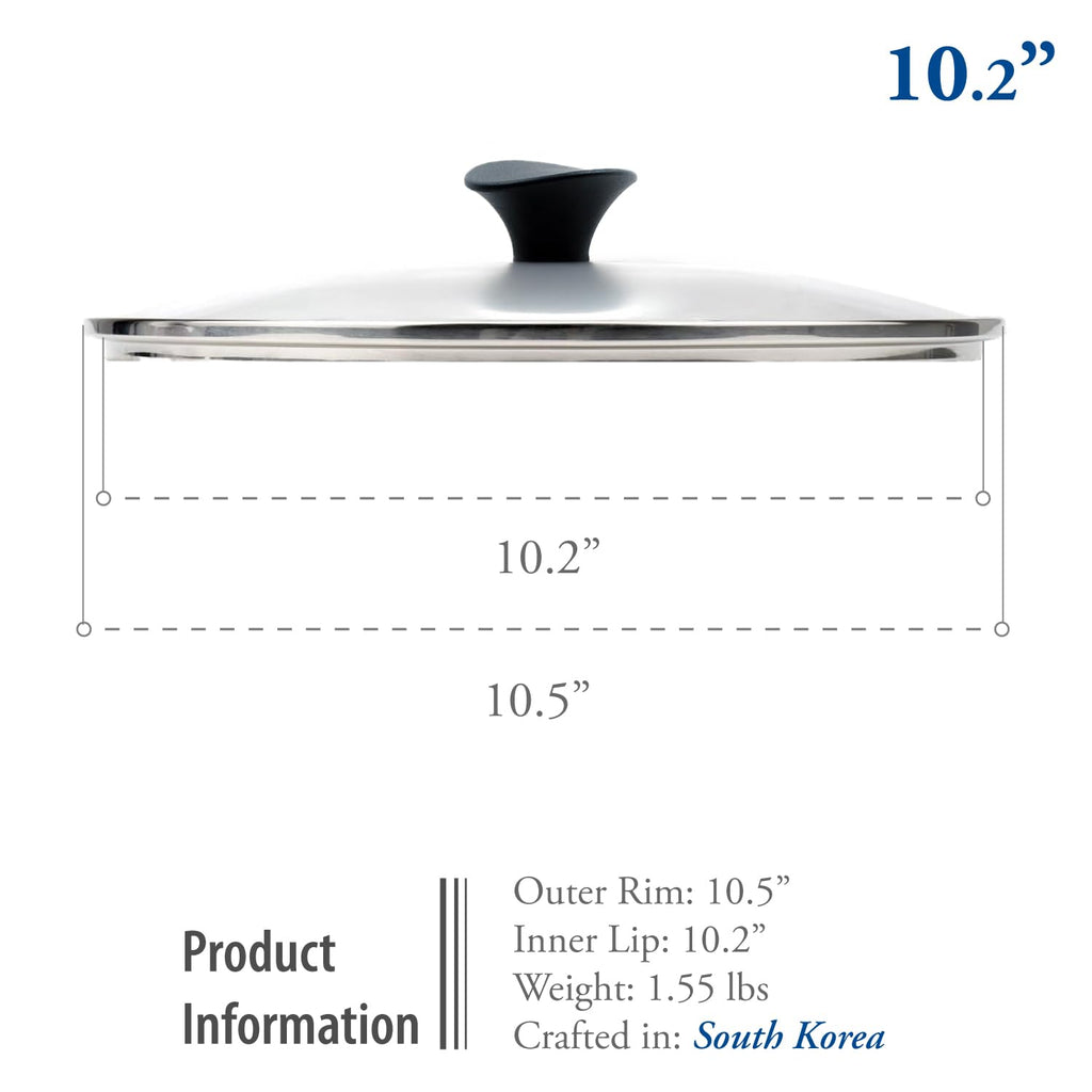 10.2 Inch Tempered Glass Lid L79198