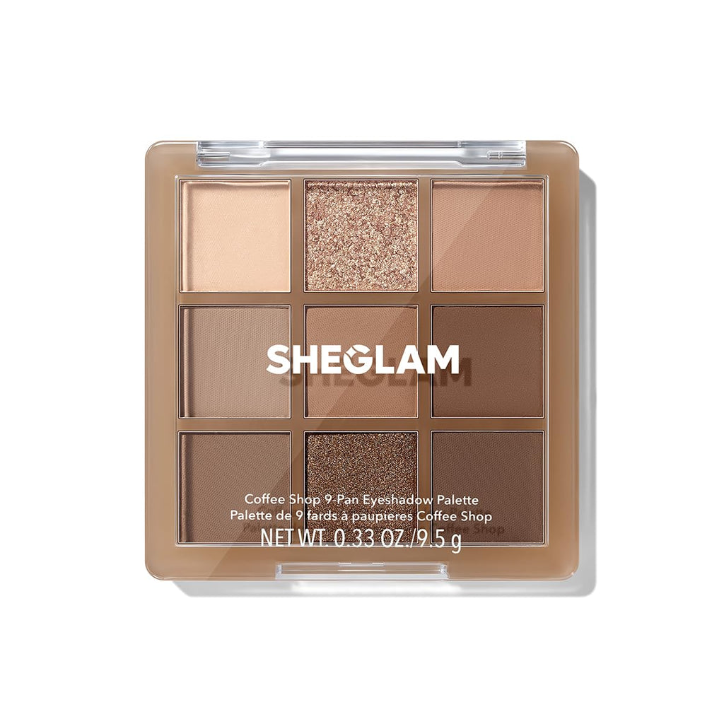 9-Color Shimmer & Matte Eyeshadow Palette D95401