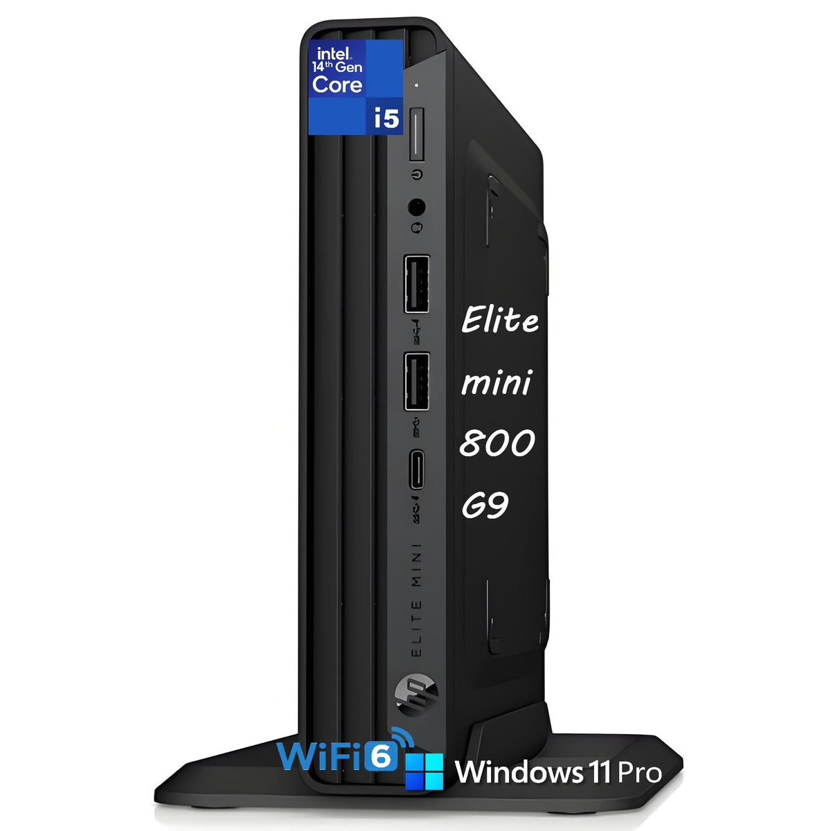 Mini PC Desktop Computer, Intel Core i5-14500, 16GB DDR5 RAM, 512GB SSD, Keyboard & Mouse Included, Windows 11 Pro J324358