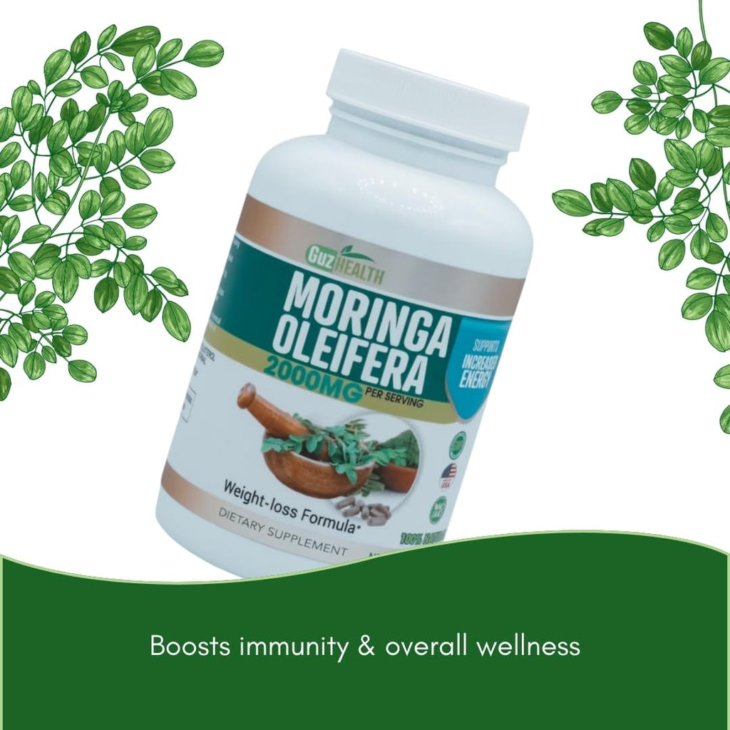 Moringa Oleifera 2000mg Capsules 120 Count G87831