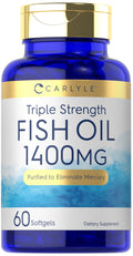 Omega 3 Fish Oil 1400 mg 60 Softgels D564