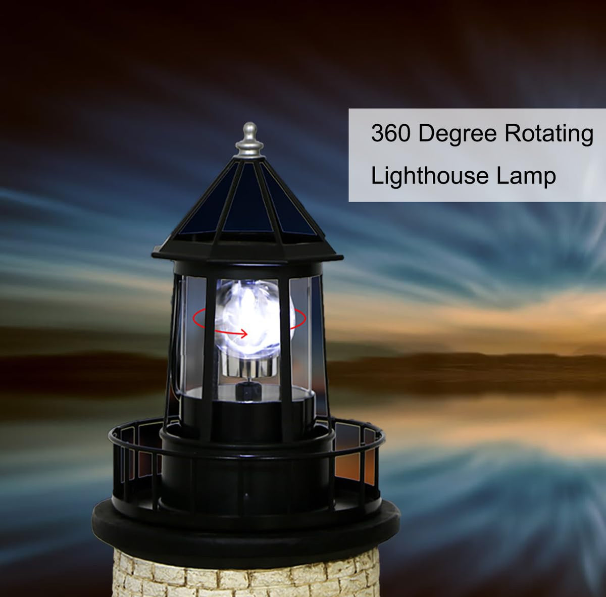 Solar Powered Lighthouse N850699
