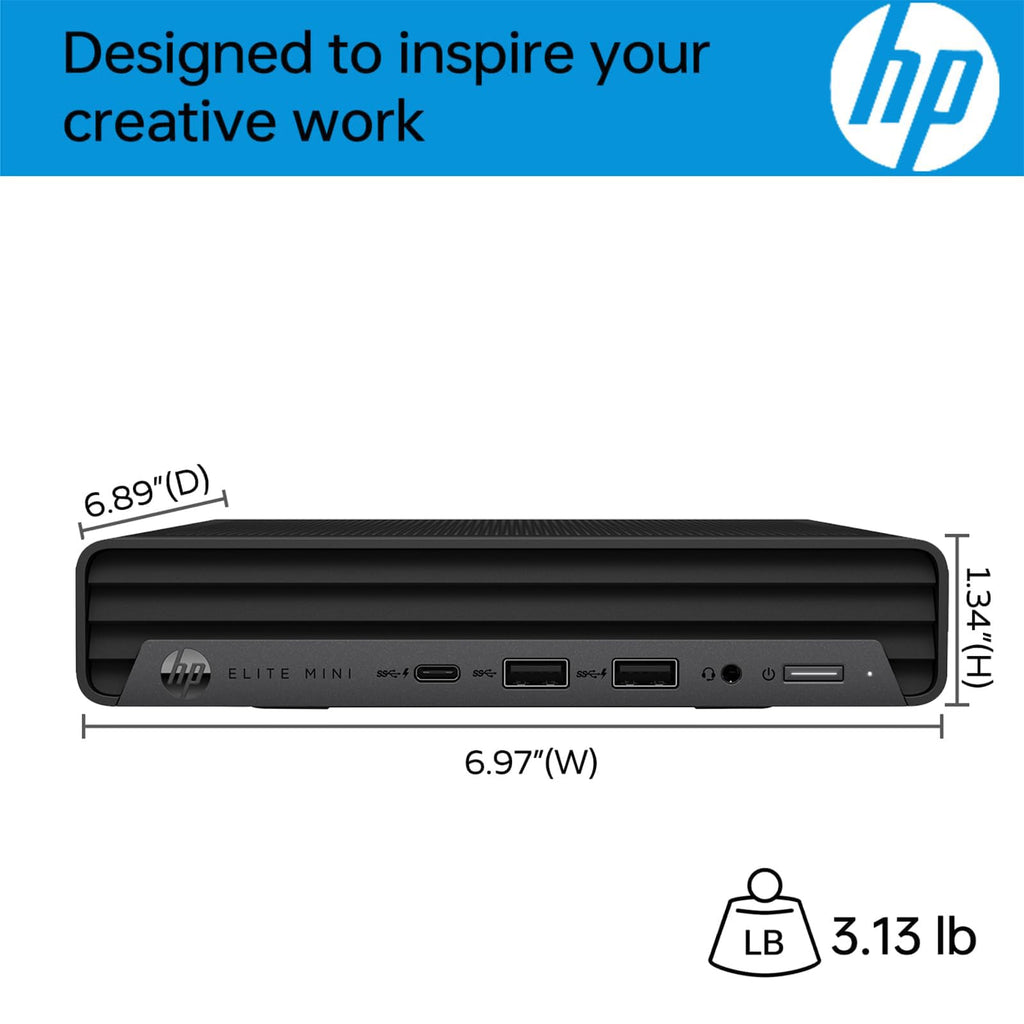 Mini PC Desktop Computer, Intel Core i5-14500, 16GB DDR5 RAM, 512GB SSD, Keyboard & Mouse Included, Windows 11 Pro J324358