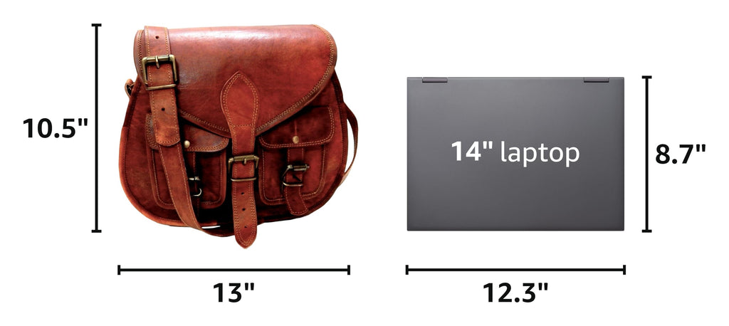 Women Vintage Style Genuine Leather Crossbody Shoulder Bag R1230