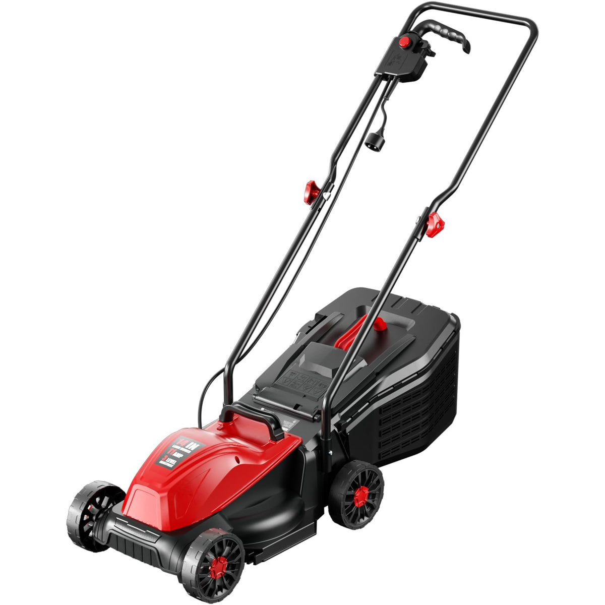 14" Corded Electric Lawn Mower with 3-Position Height Adjustment A34020