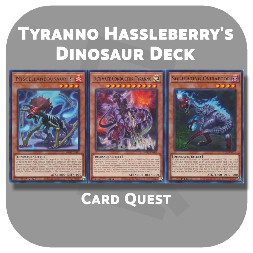 Custom Deck for Yu-Gi-Oh! GX Dinosaur Deck F201