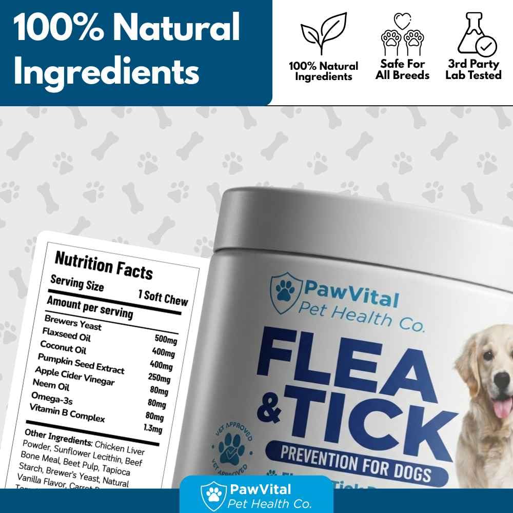 Flea and Tick Prevention for Dogs Chewables 150 Soft Chews Chicken Flavor A754