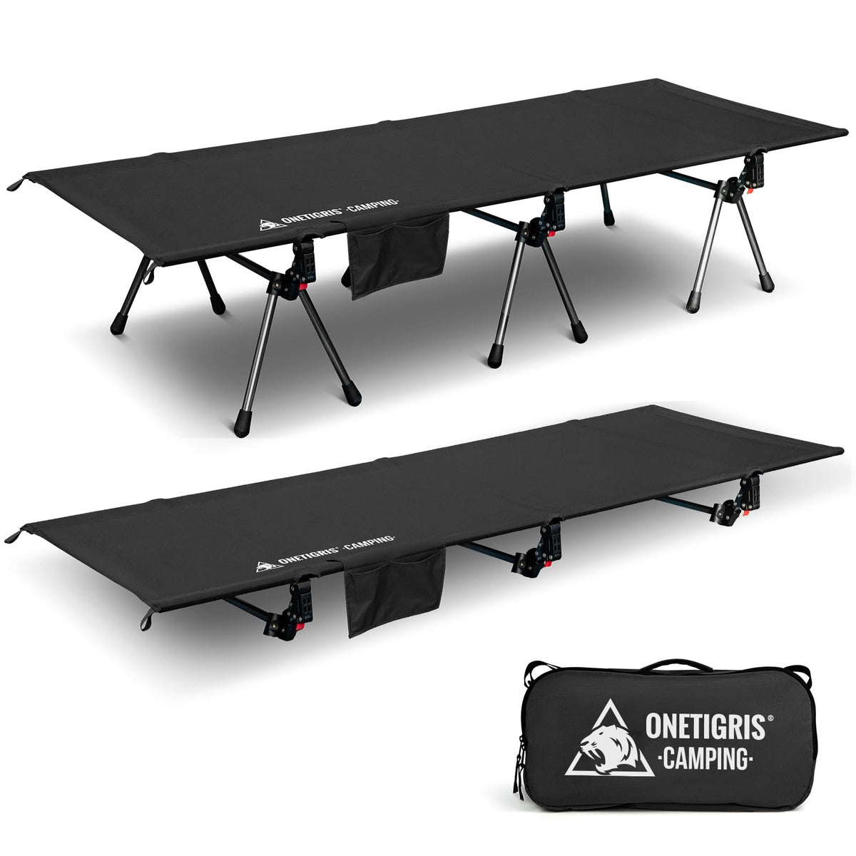 Height Adjustable Folding Camping Cot O518394