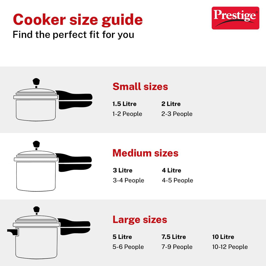 2 Liter Aluminium Pressure Cooker V1541