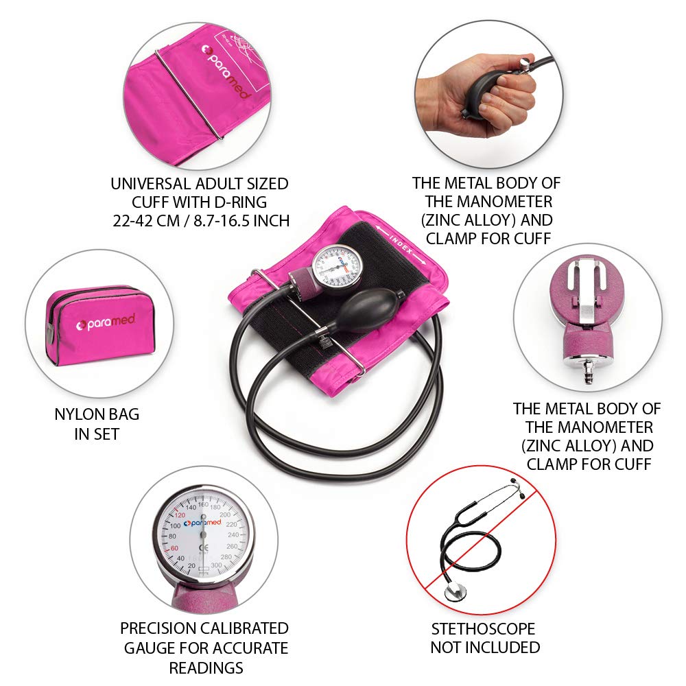 Manual Blood Pressure Cuff with Universal Cuff and Carrying Case O958070