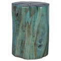 Blue/Green Accent Stool T7733