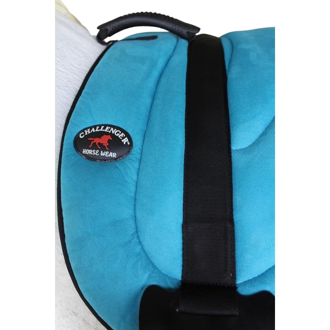 Lightweight Neoprene Padded Bareback Saddle Pad with Stirrups & Cinch W697