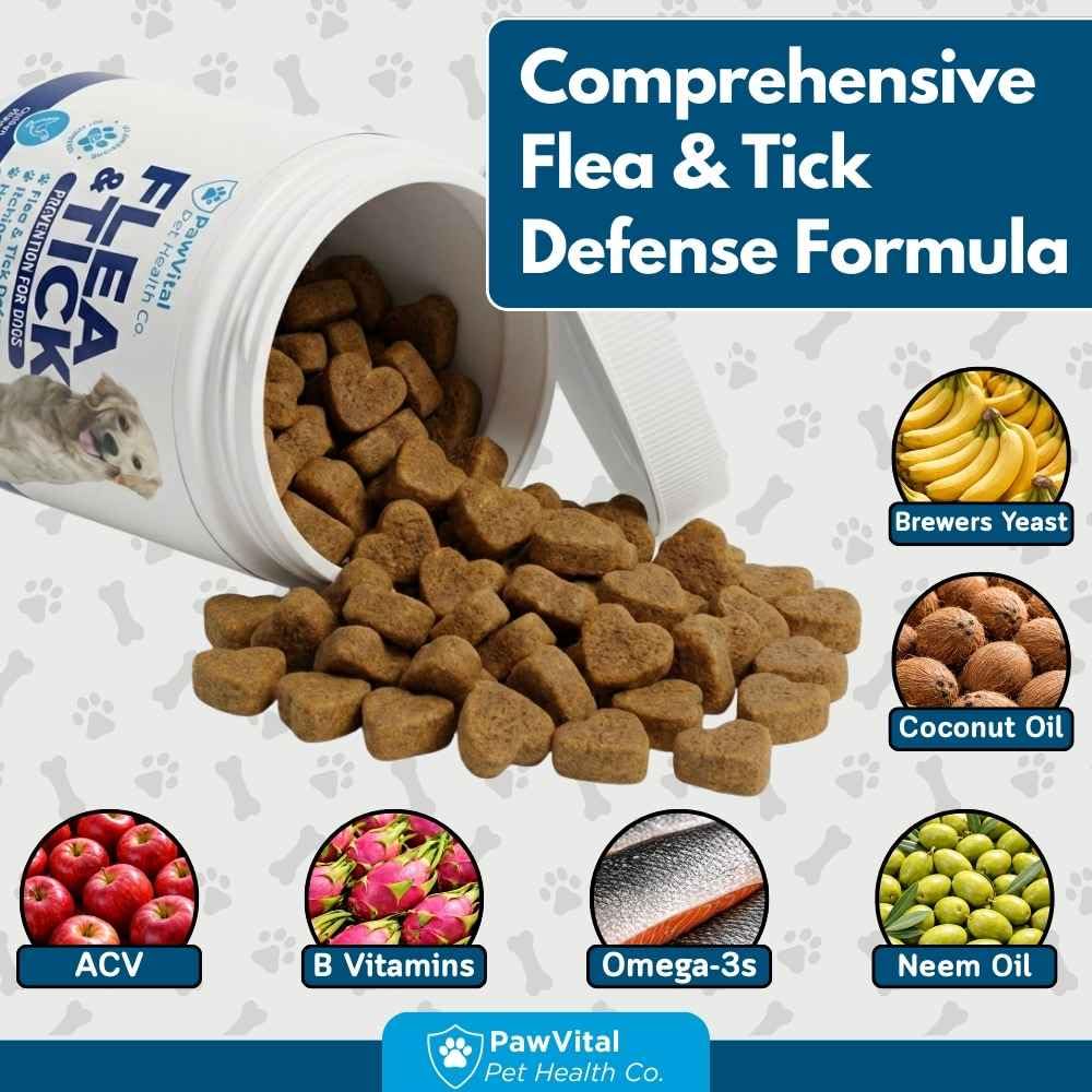 Flea and Tick Prevention for Dogs Chewables 150 Soft Chews Chicken Flavor A754