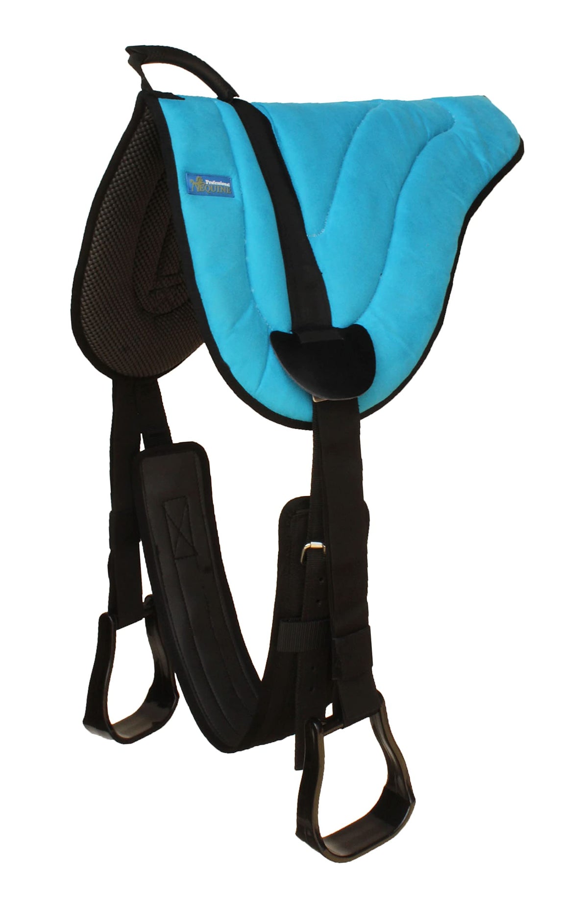 Lightweight Neoprene Padded Bareback Saddle Pad with Stirrups & Cinch W697