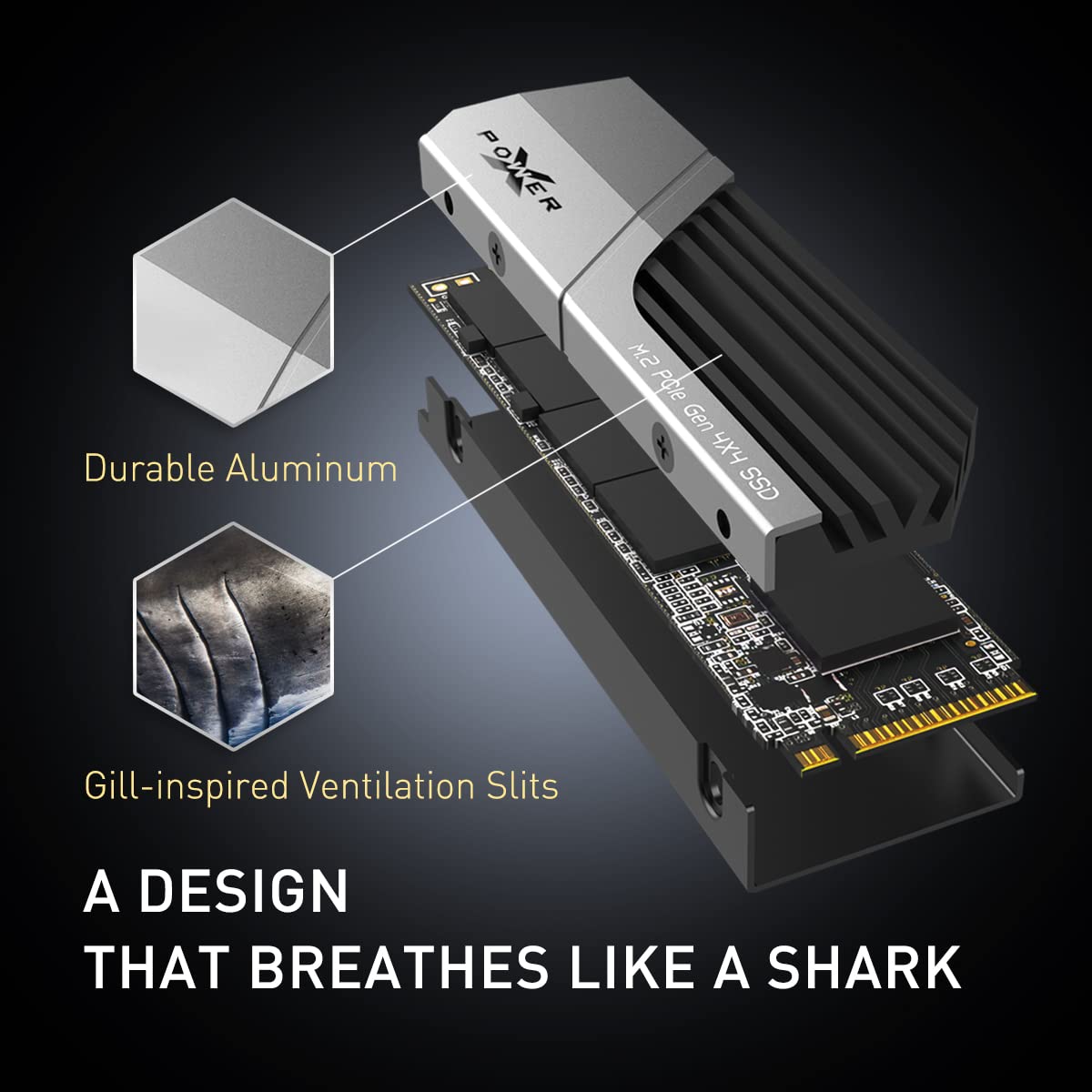 4TB PCIe Gen4 M.2 2280 SSD with PS5 Heatsink B202733