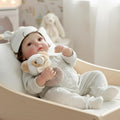 20-Inch Realistic Reborn Baby Doll with Hand-Rooted Hair M62129