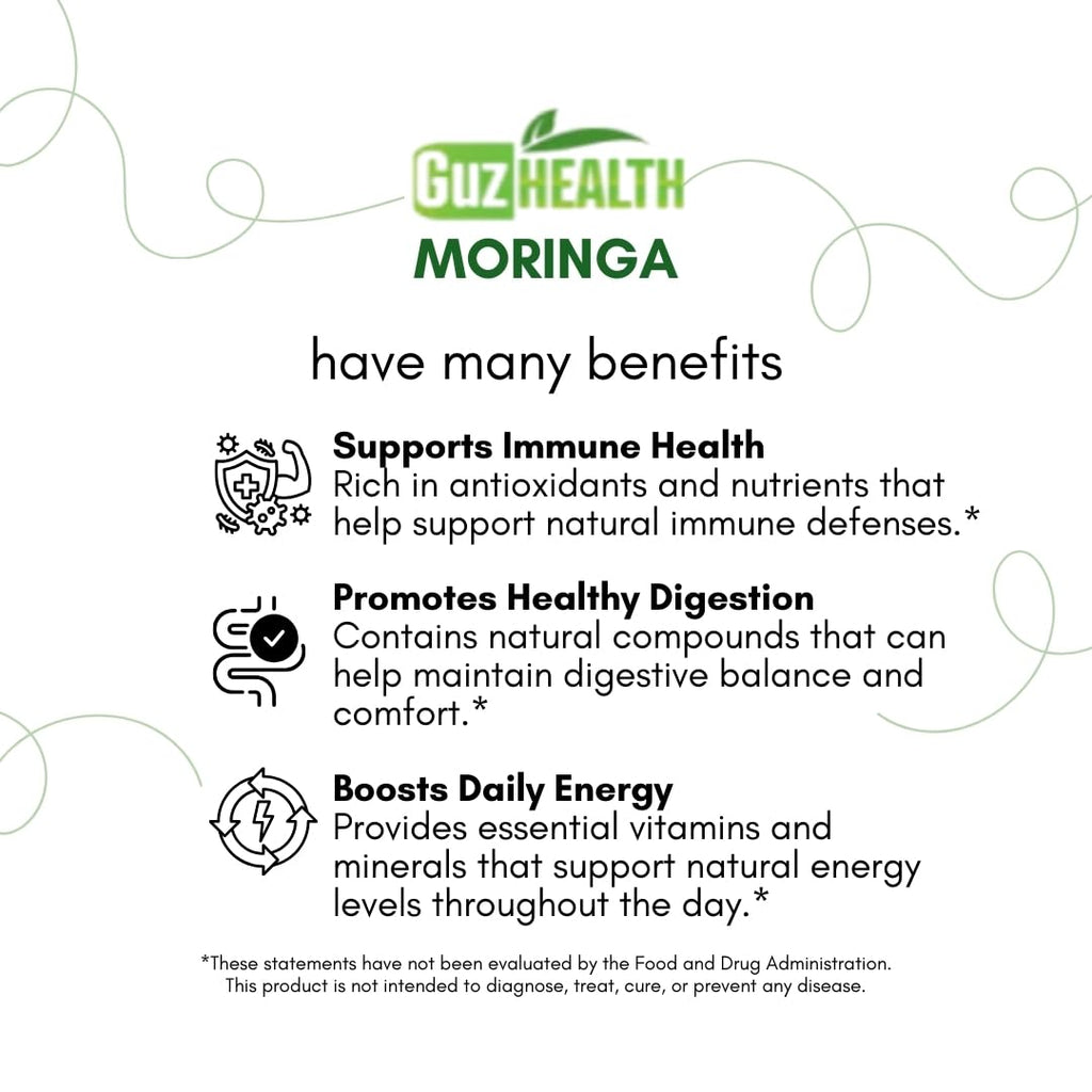 Moringa Oleifera 2000mg Capsules 120 Count G87831