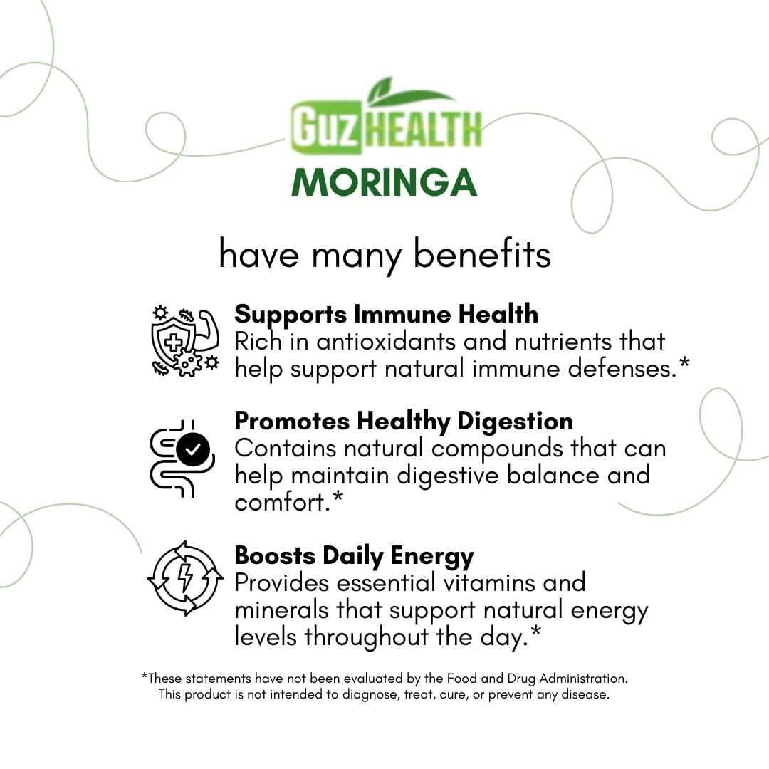 Moringa Oleifera 2000mg Capsules 120 Count G87831