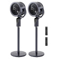 3-in-1 Pedestal Tabletop Fan with Remote Grey 2-Pack W28219