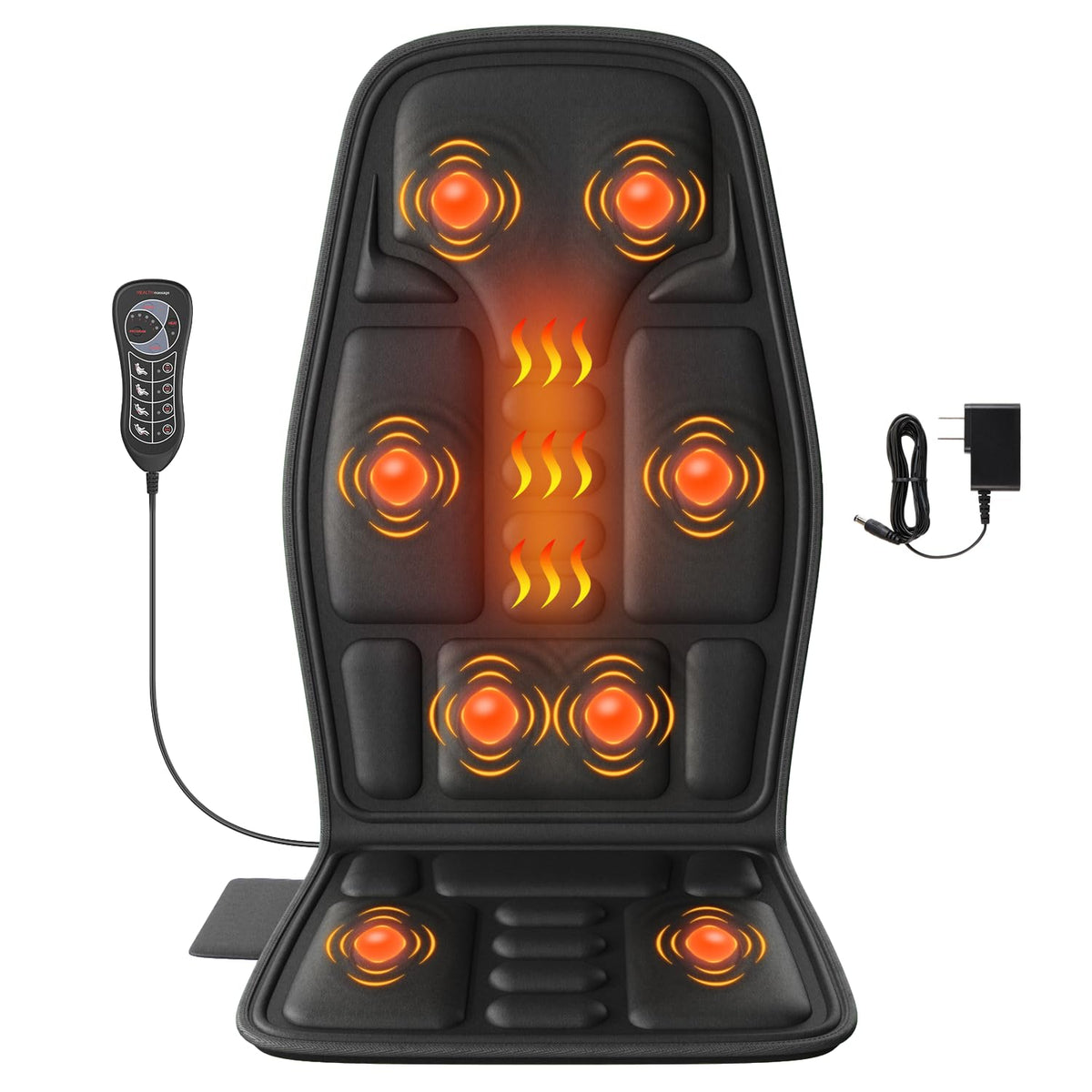 Vibration Back Massager with Heat and 8 Vibration K512451