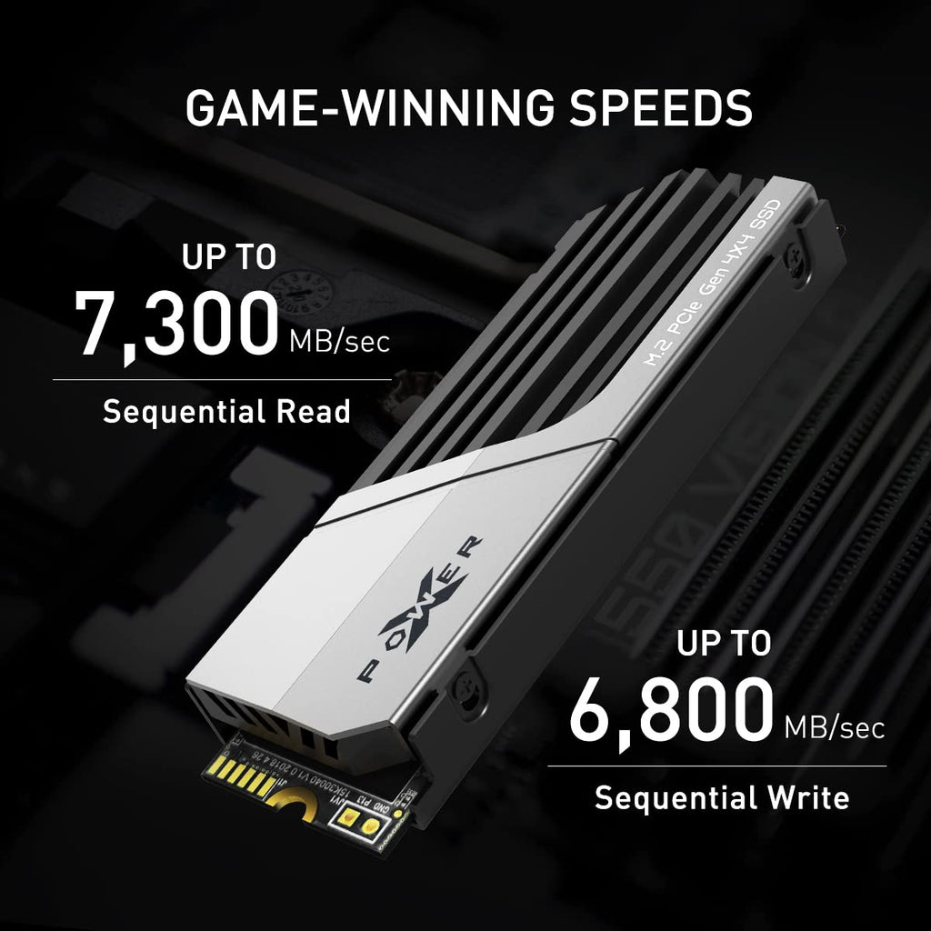 4TB PCIe Gen4 M.2 2280 SSD with PS5 Heatsink B202733