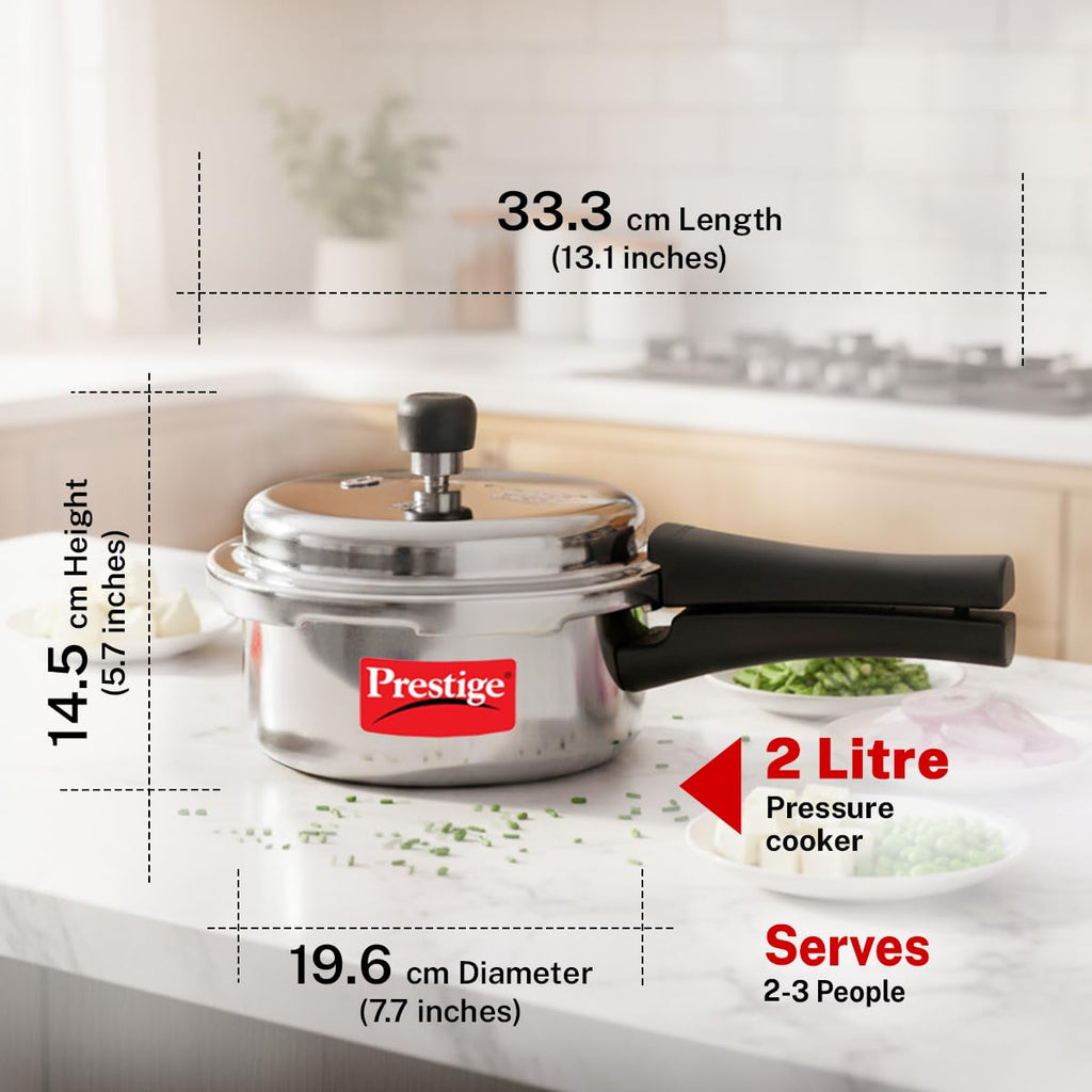 2 Liter Aluminium Pressure Cooker V1541