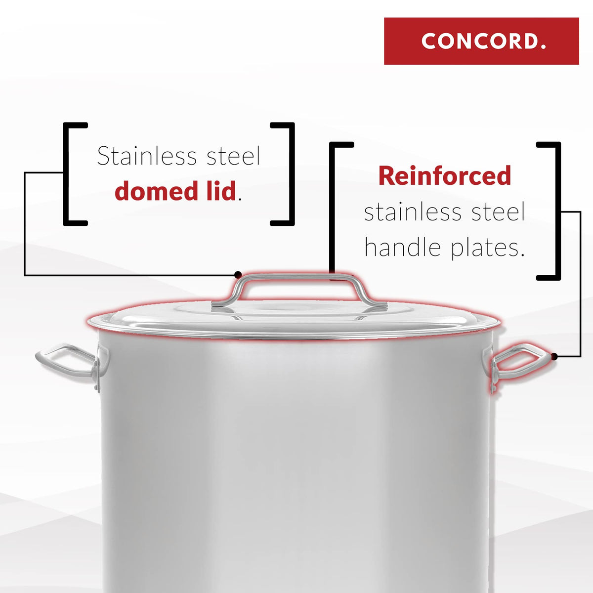 Stainless Steel Stock Pot with Steamer Basket 40 Quart U494