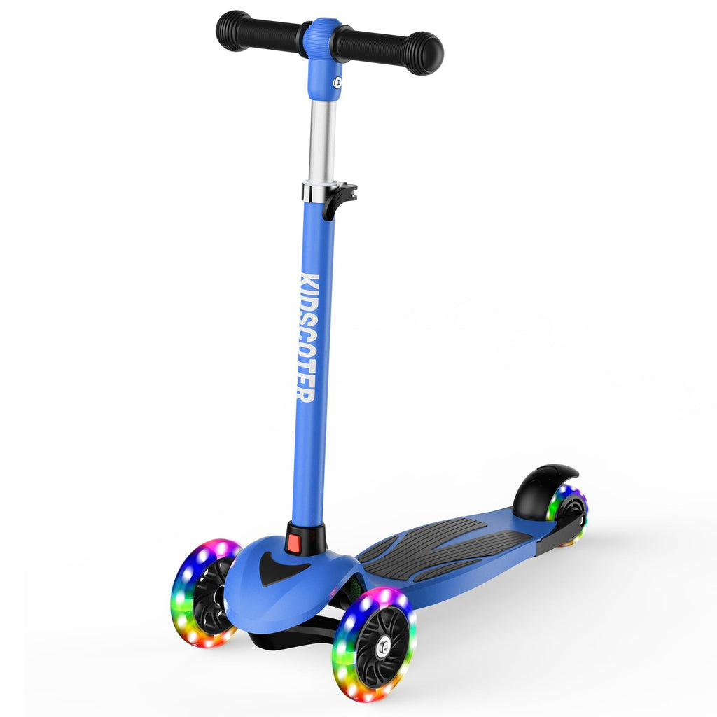 Multicolor 3 Wheel Kids Scooter with LED Light-Up Wheels Q764