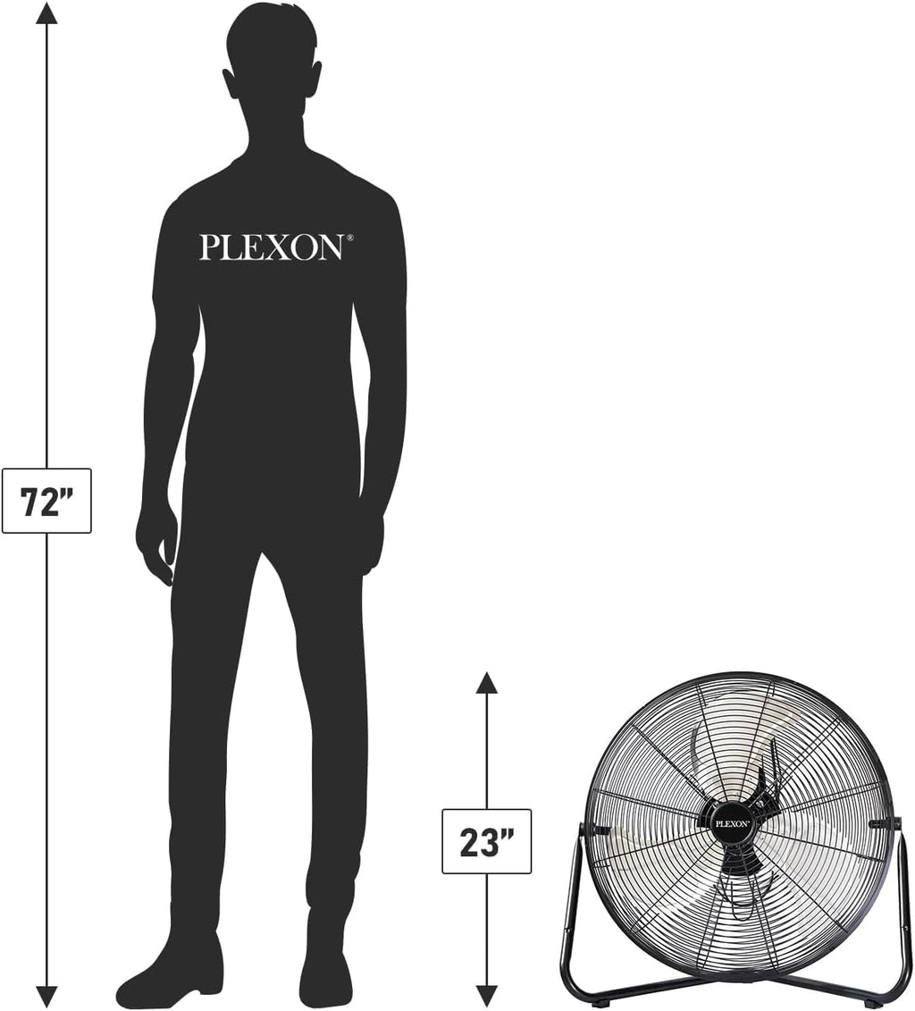 20" High Velocity Floor Fan 2 Pack O143