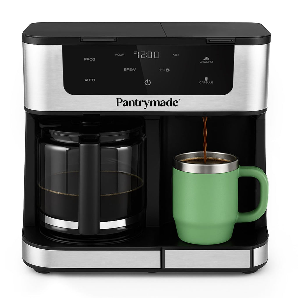 Black Dual Brew 12-Cup Coffee Maker P418503
