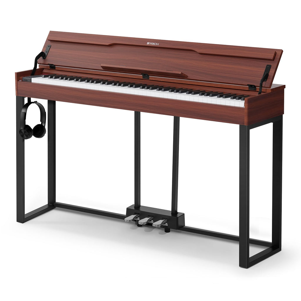 88 Keys Hammer-Action Fully Weighted Digital Piano with Furniture Stand H66374