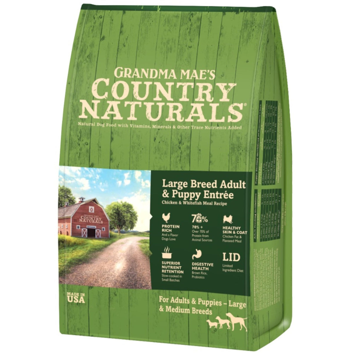 Chicken Fish & Brown Rice Dry Dog Food 32 LB Bag D386283