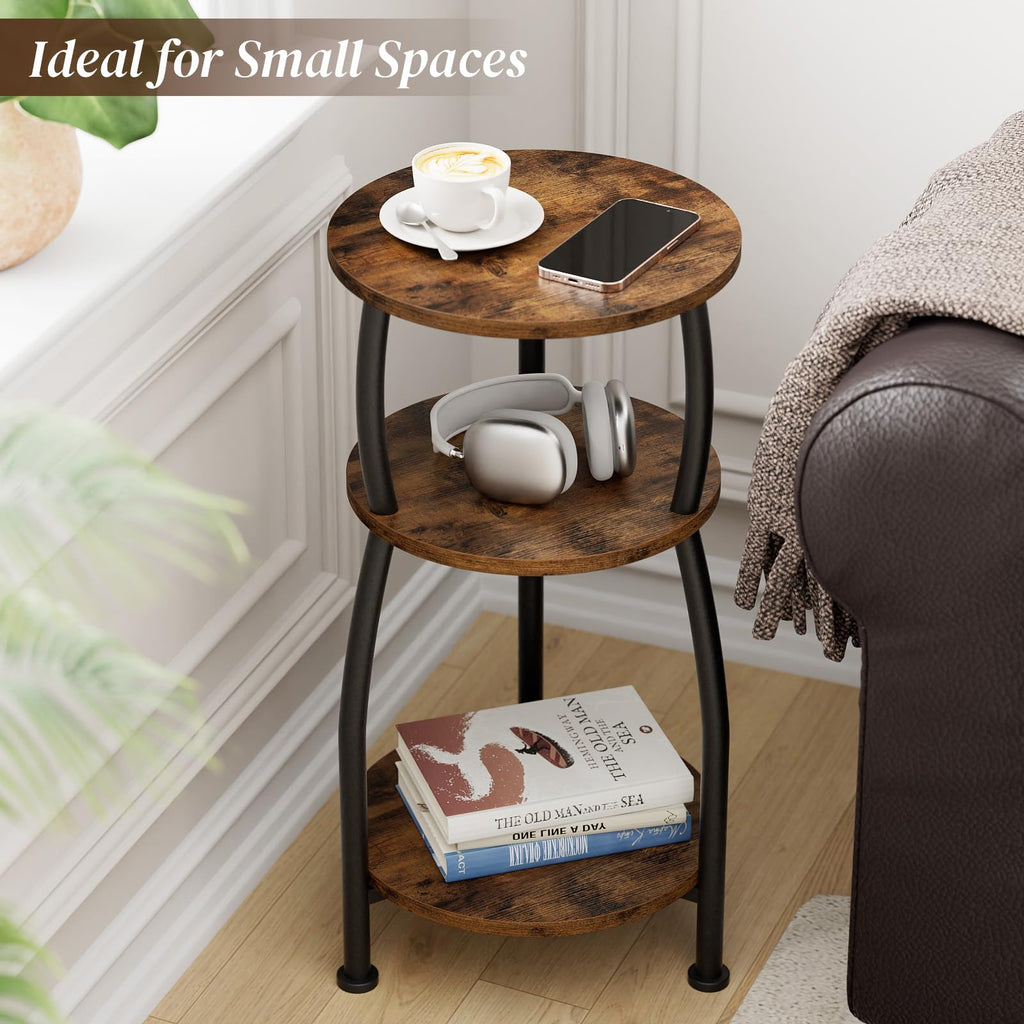 Round 3-Tier Side Table L914