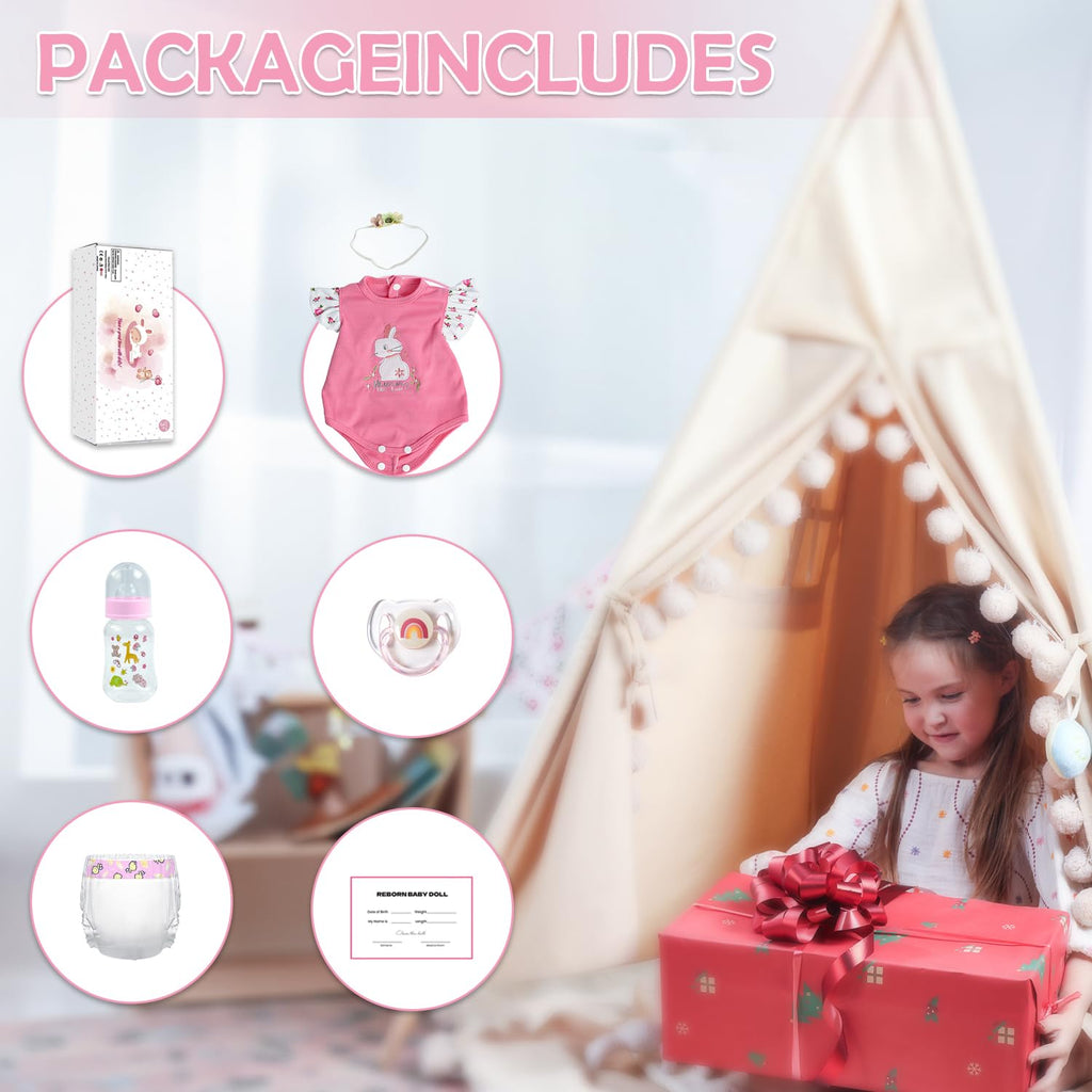 20 Inch Realistic Silicone Vinyl Baby Doll Q660806