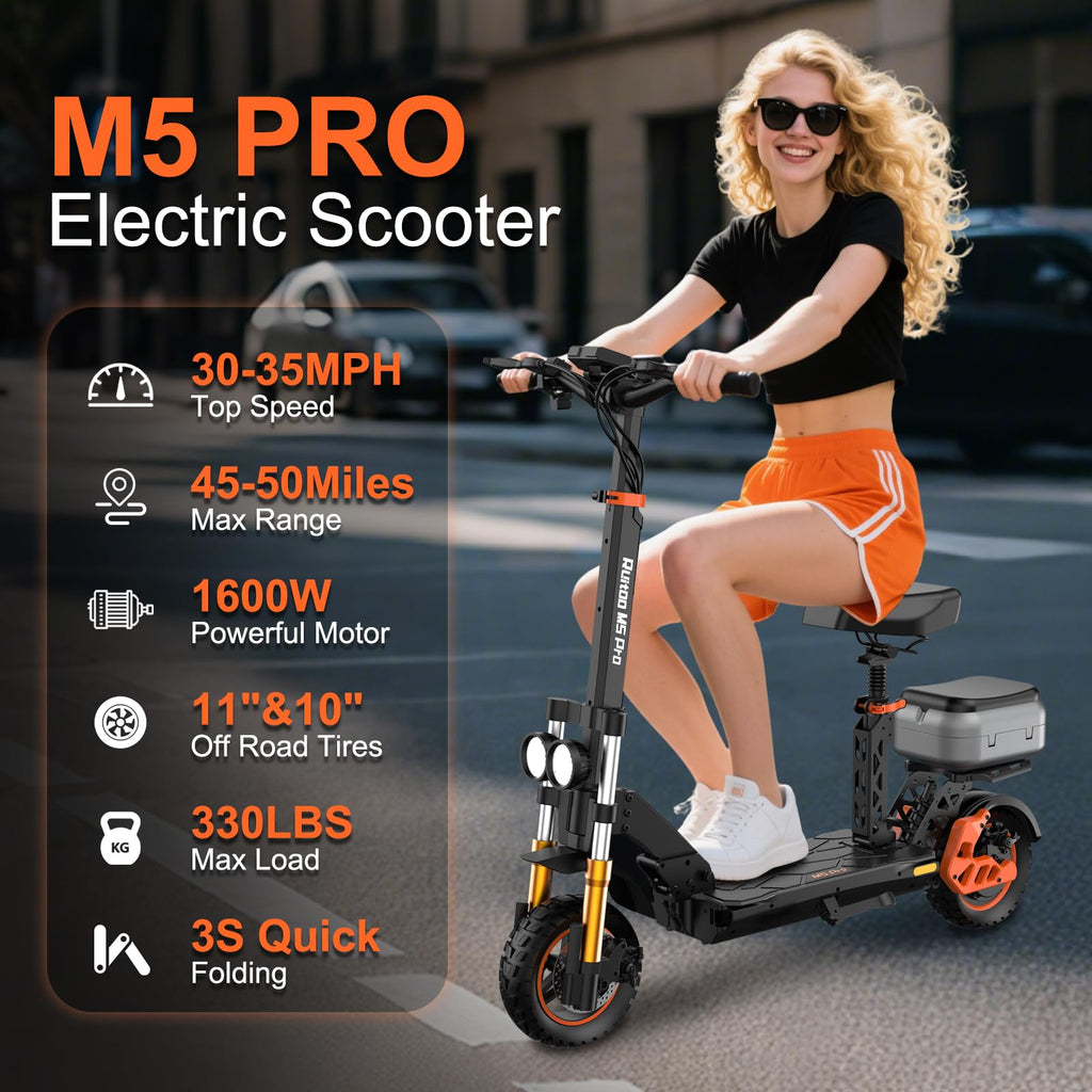 1200W Off Road Electric Scooter with Dual Suspension S755781