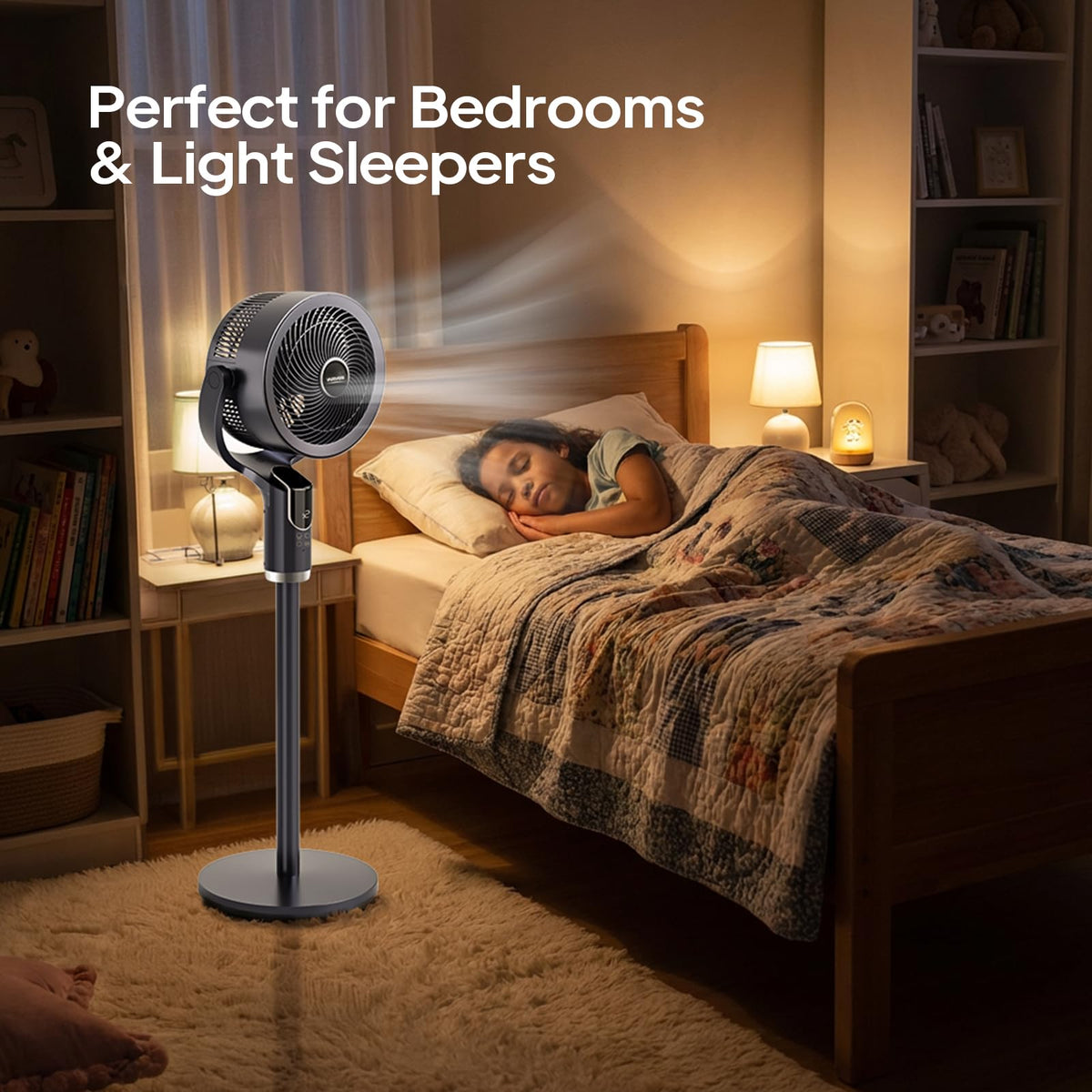 3-in-1 Pedestal Tabletop Fan with Remote Grey 2-Pack W28219