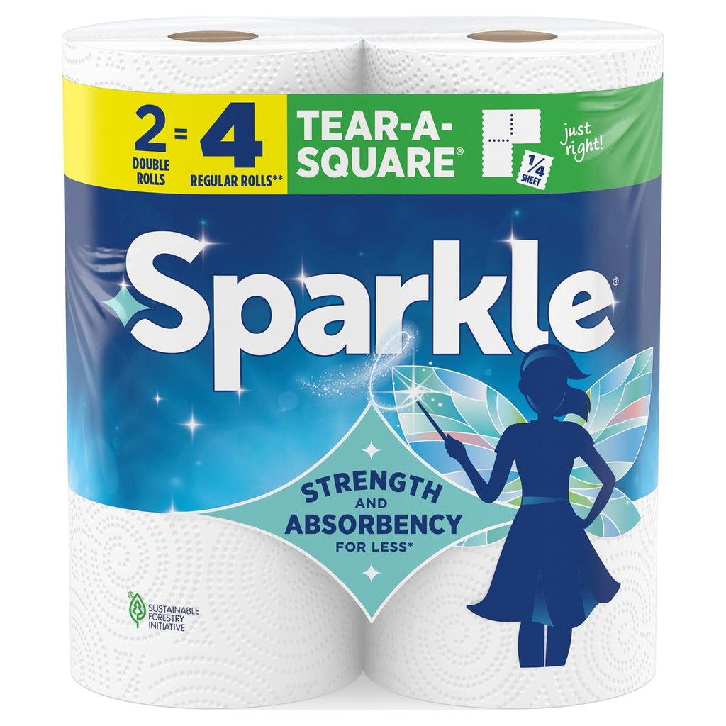 Kitchen Paper Towels, 2 Double Rolls, 220 Sheets B960