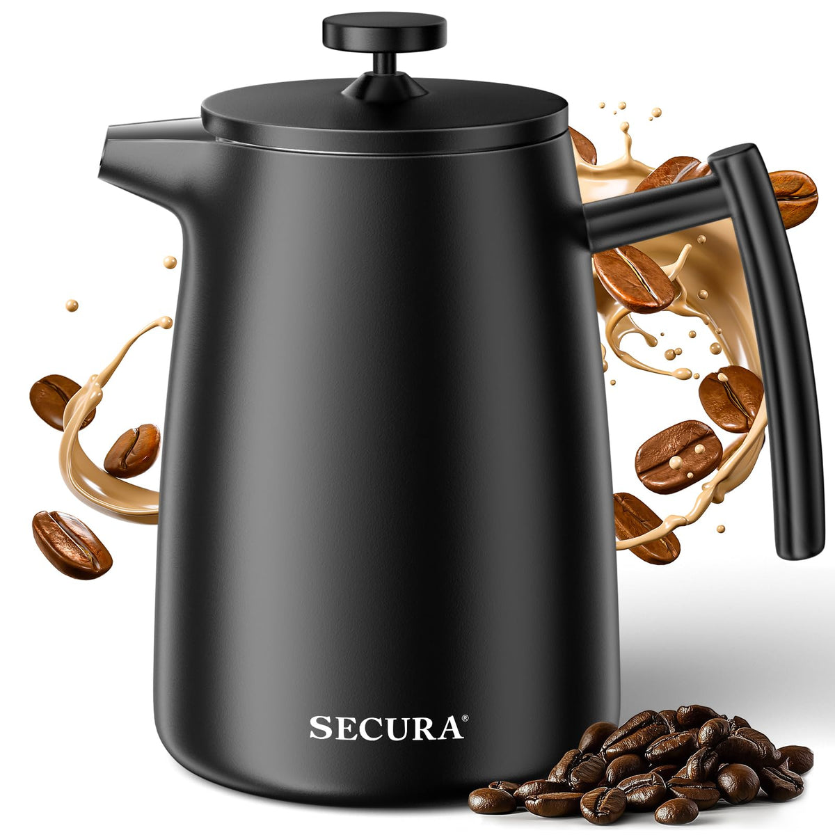 50oz Stainless Steel Insulated French Press Coffee Maker R93164