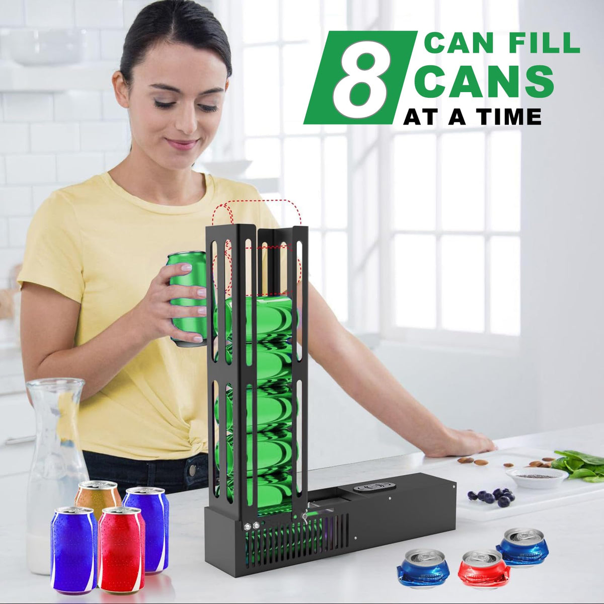Automatic Can Crusher for 8oz/12oz/16oz Cans L782493
