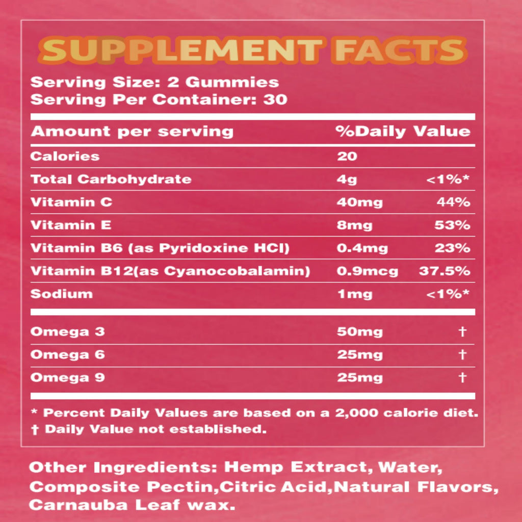 Sugar Free Hemp Gummies N4455