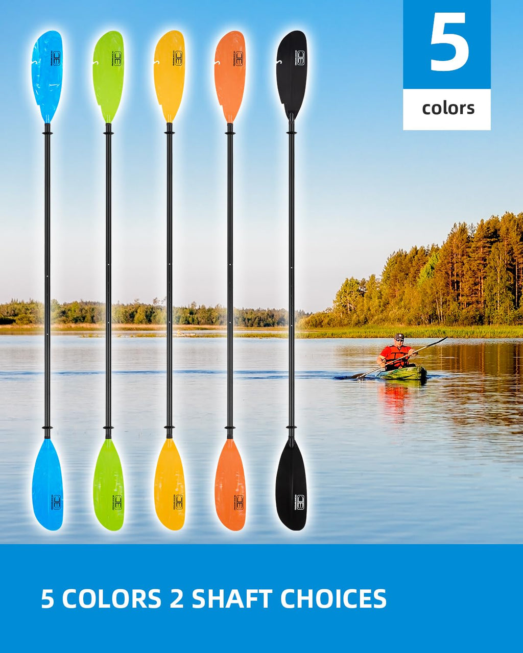Adjustable Carbon Fiber Kayak Paddle N42908