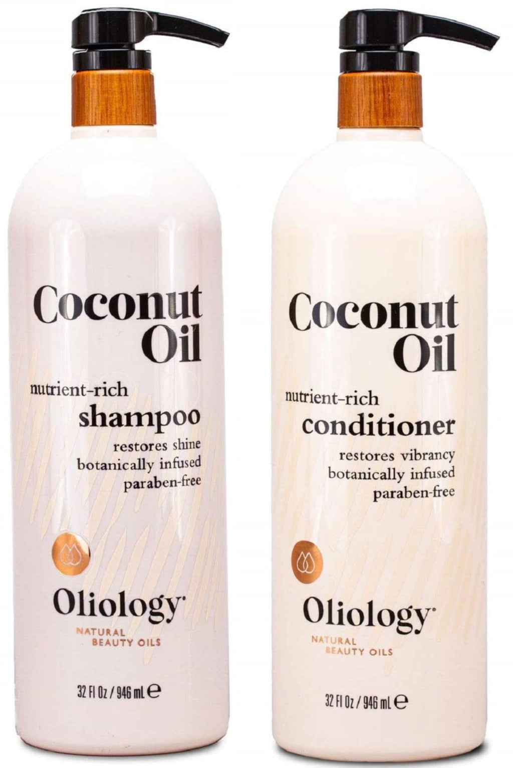 Coconut Oil Shampoo & Conditioner Combo Pack 32oz Z411263