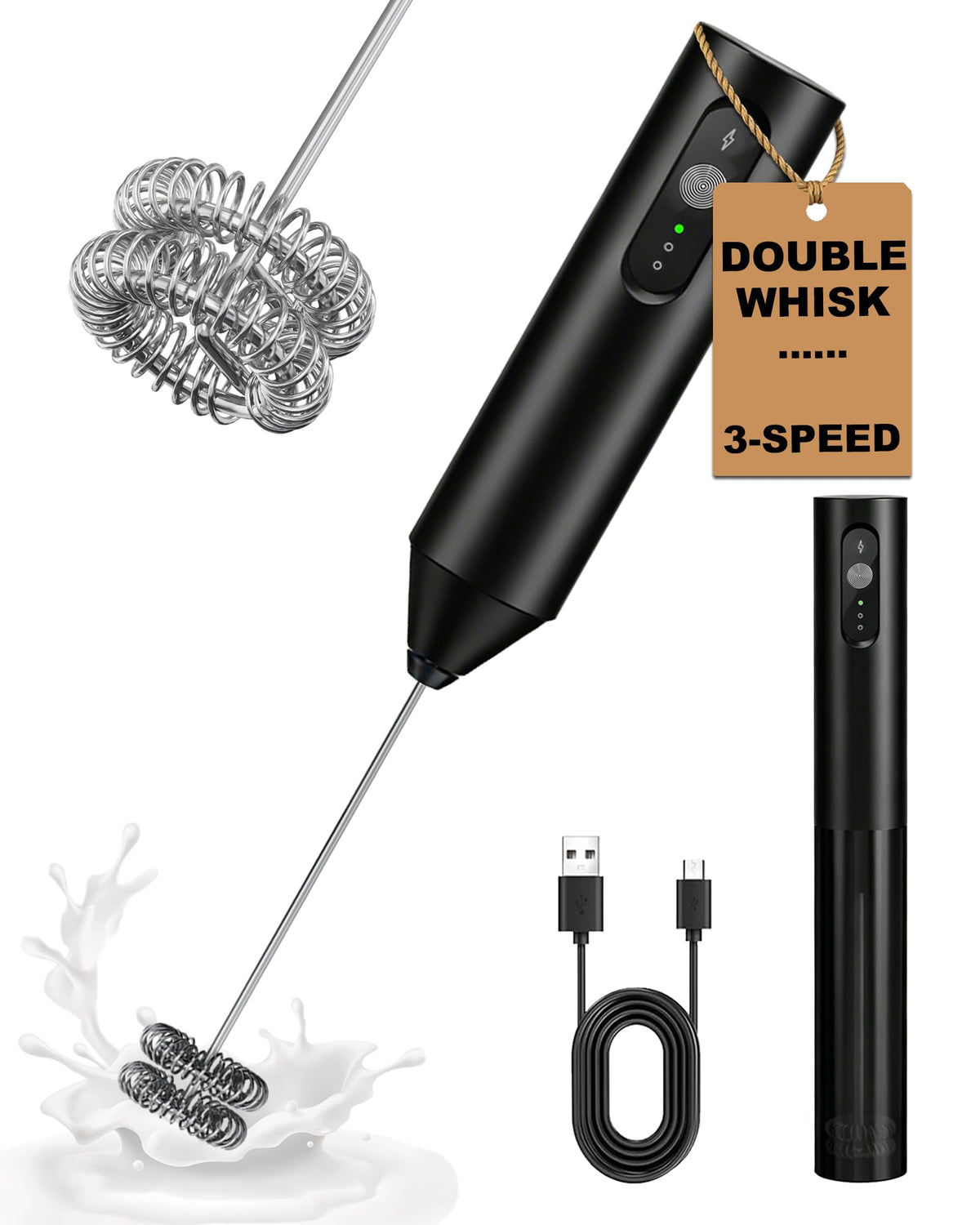 Rechargeable Handheld Milk Frother C968229