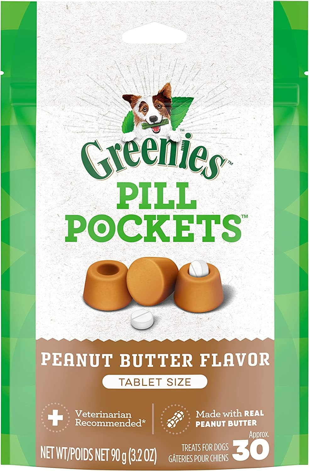 Real Peanut Butter Flavor Dog Treats 9.6 Ounces G3831