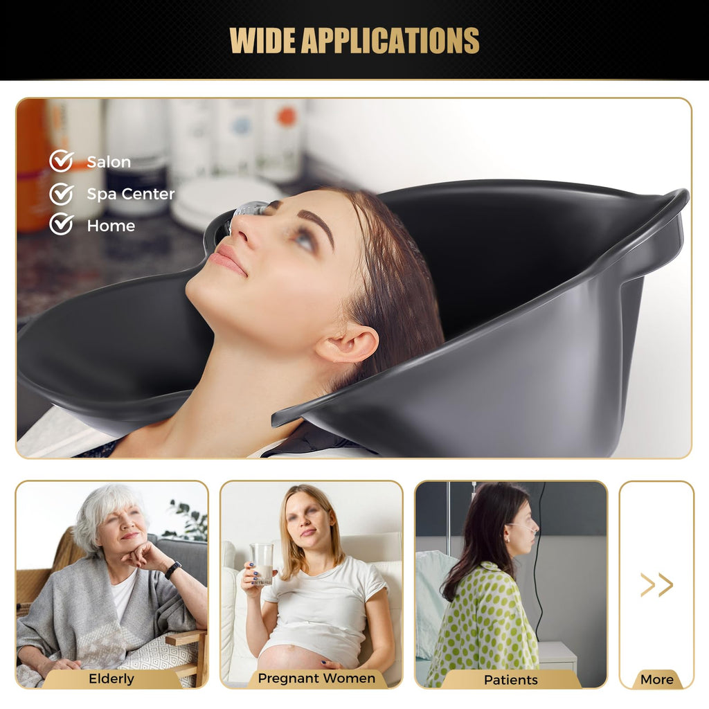 Portable Shampoo Bowl with Electric Pump V62114