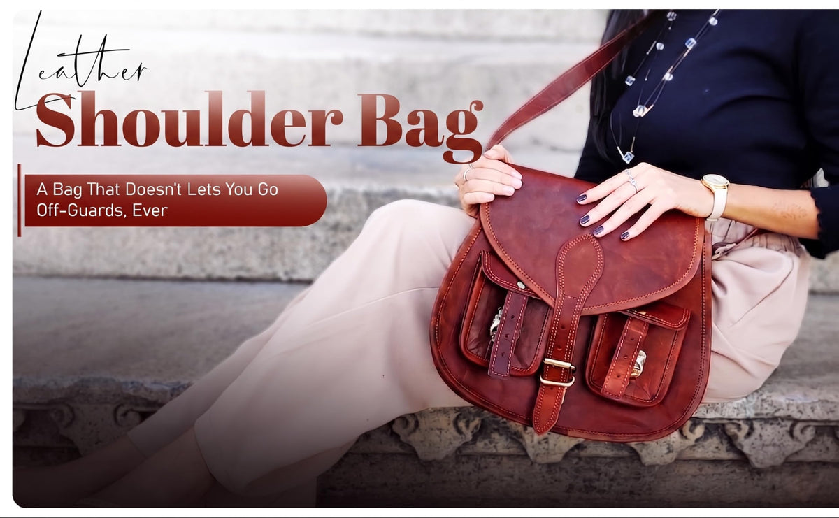 Women Vintage Style Genuine Leather Crossbody Shoulder Bag R1230