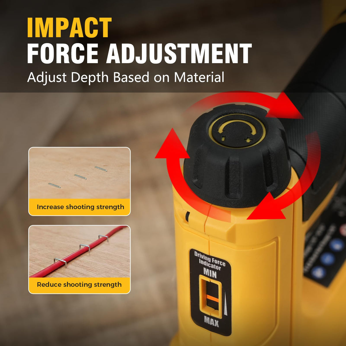 3/8'' Crown 18 Gauge 2 in 1 Cordless Brad Nailer/Electric Stapler with Battery & Charger B659119